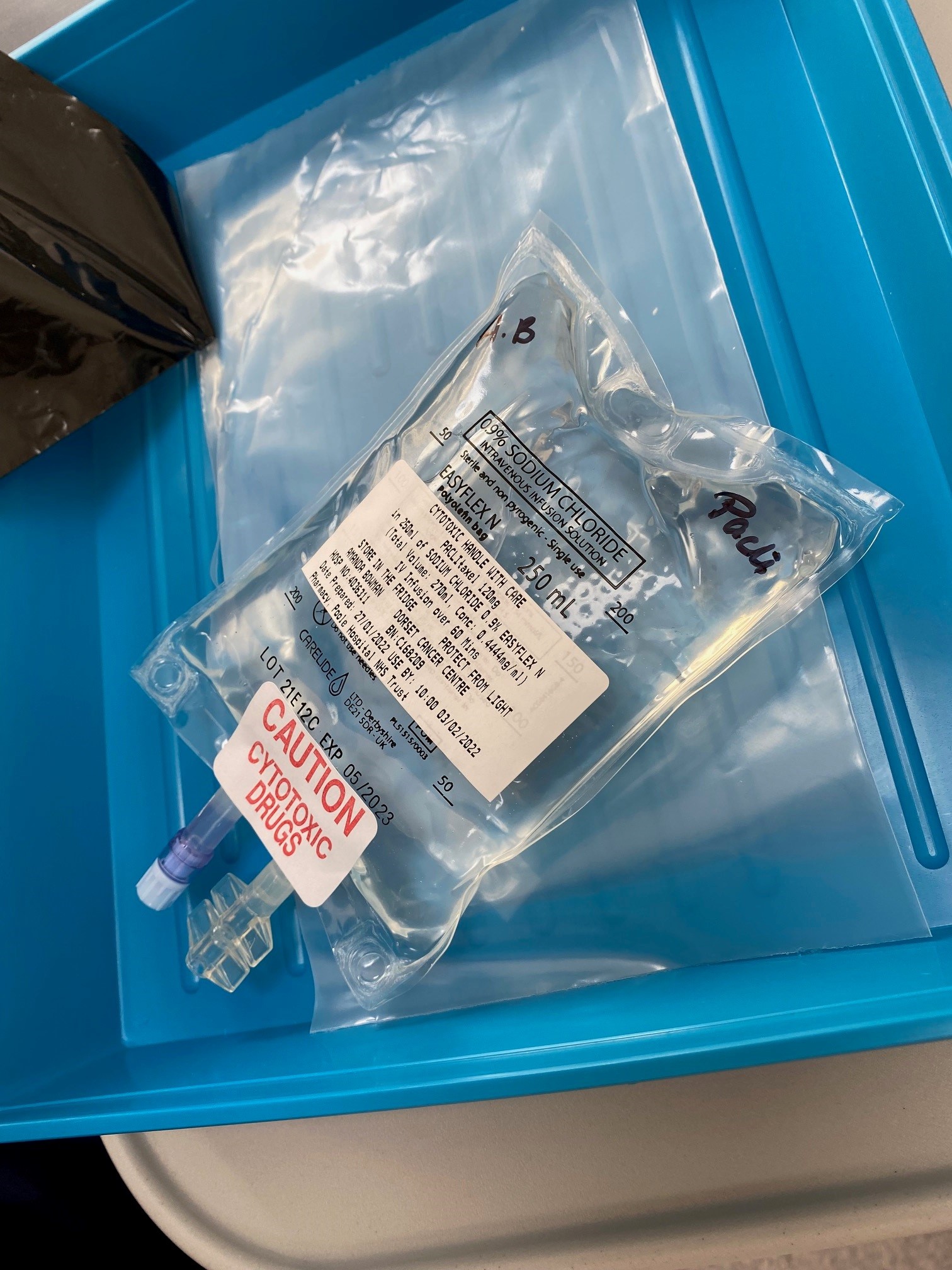 Chemo Week 1 Paclitaxel